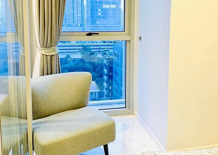 Apartamento Stylish Luxury 1 Bedroom, Hyde Sukhumvit 11, Near Bts Nana & Asok
